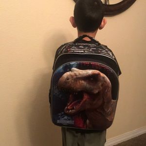 3D dinosaur backpack